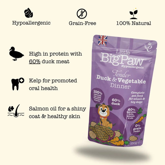 Little Big Paw Tender Duck & Vegetable Dinner