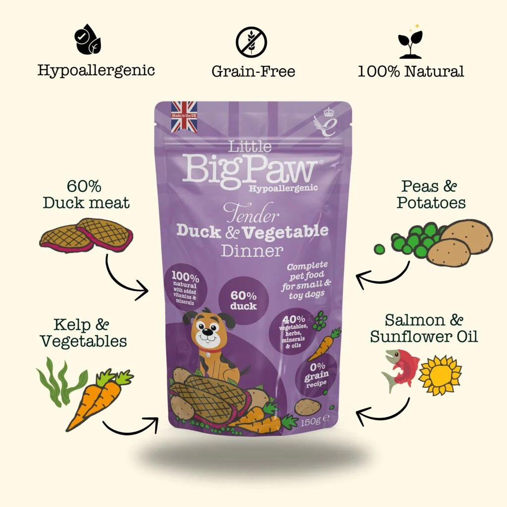 Little Big Paw Tender Duck & Vegetable Dinner