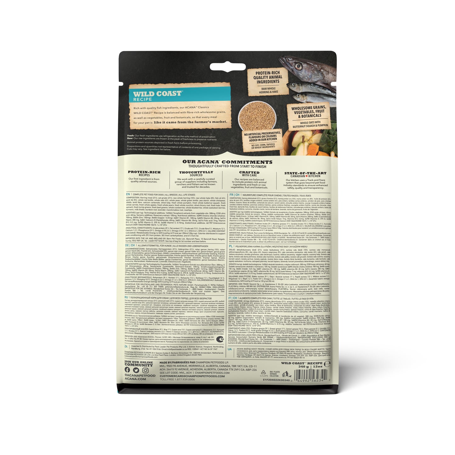Acana Classics Wild Coast Dry Dog Food