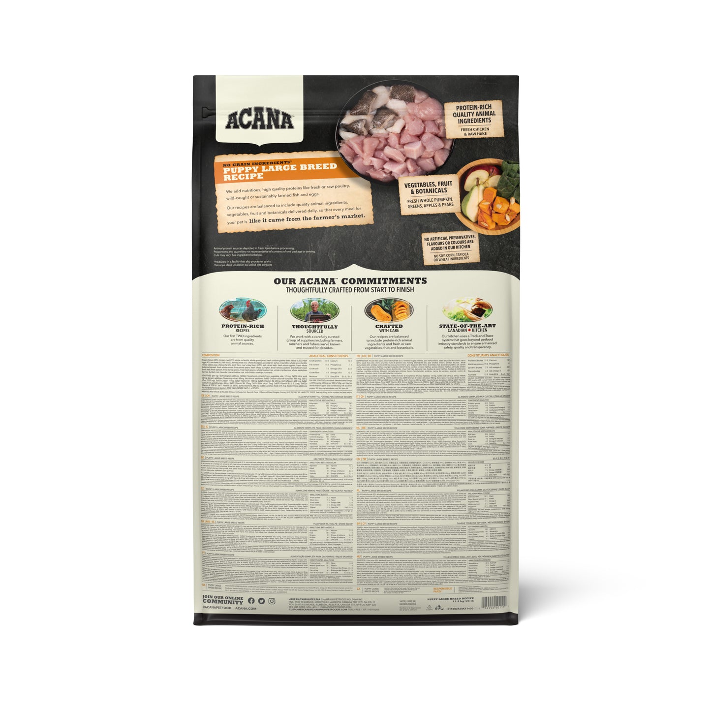 Acana Puppy Large Breed Dry Dog Food