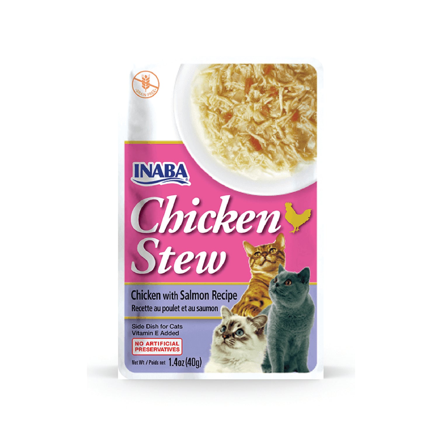 Inaba Chicken Stew Chicken with Salmon Recipe (Pack of 6)