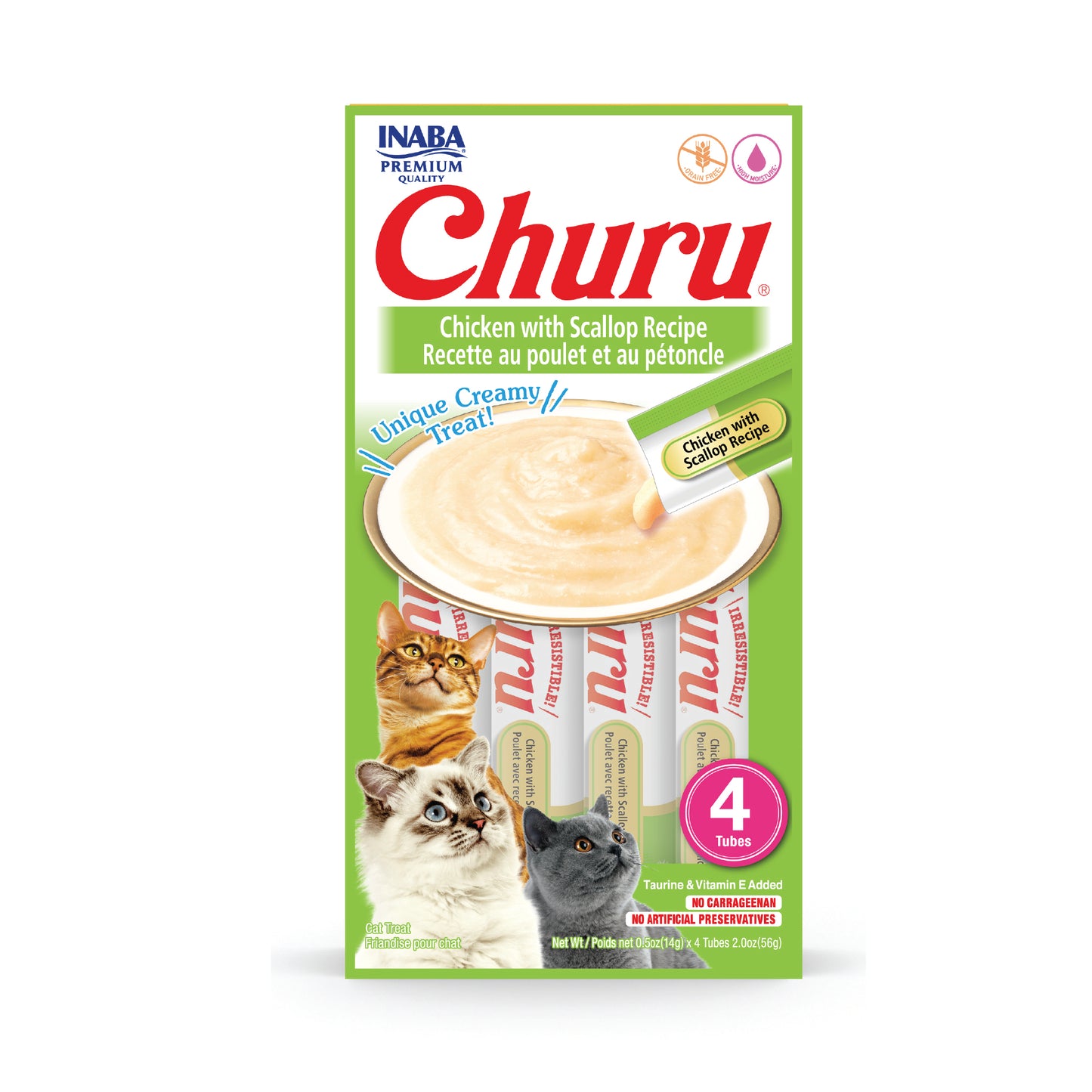 Inaba Churu Chicken With Scallop Recipe (Pack of 6)
