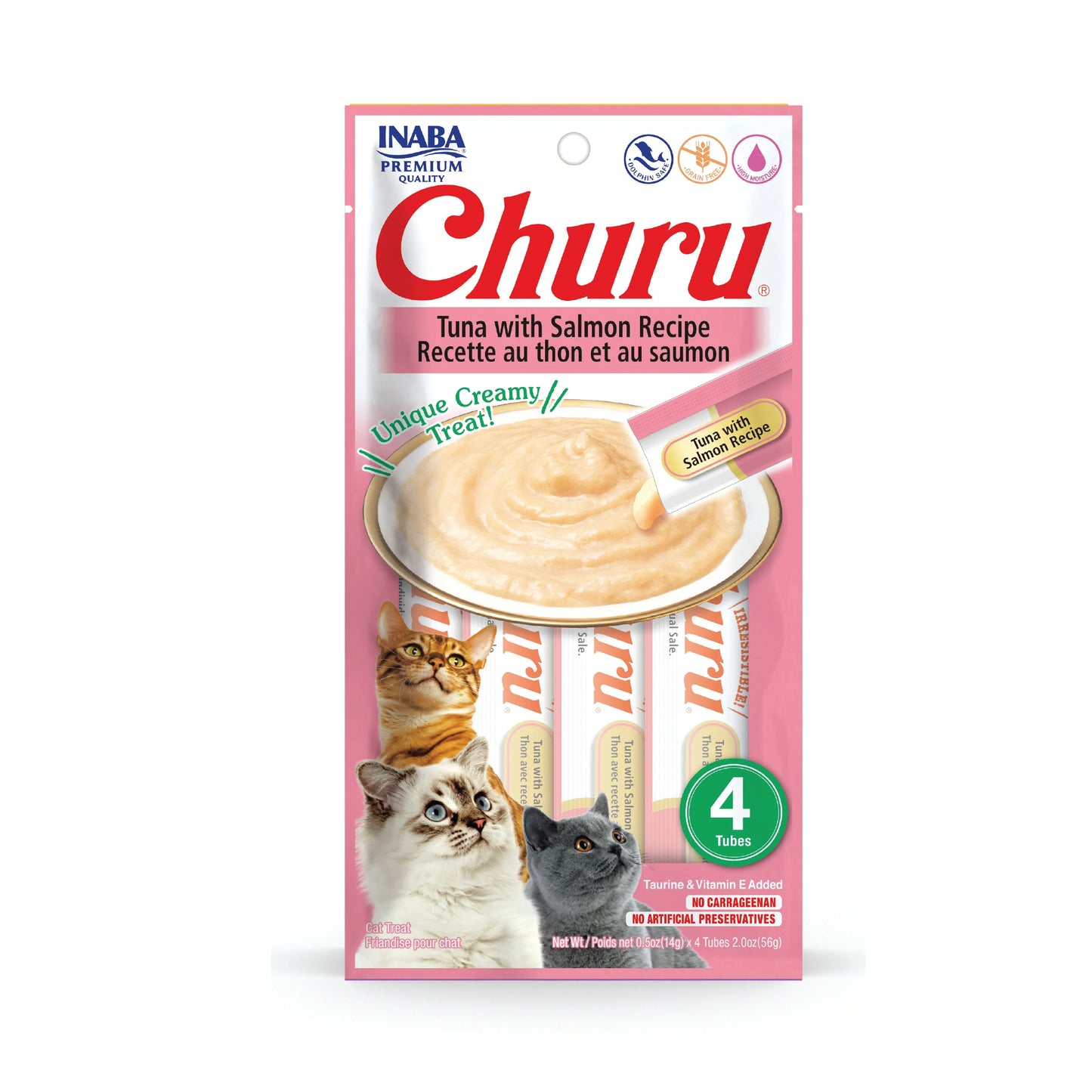 Inaba Churu Tuna with Salmon Recipe (Pack of 6)