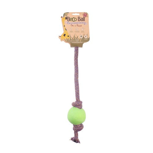 Beco Rubber Ball On Rope