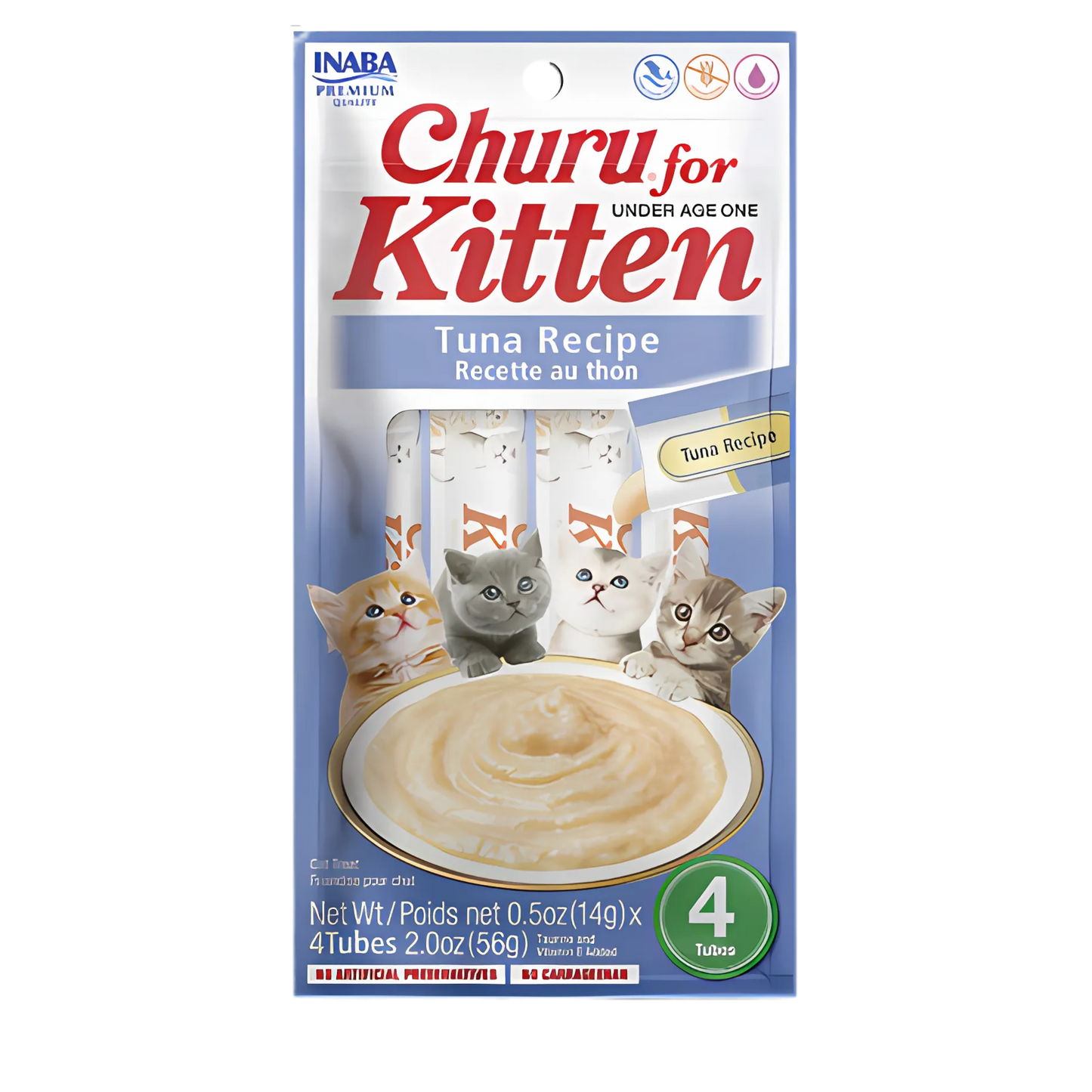 Inaba Churu For Kitten Tuna Recipe (Pack of 6)