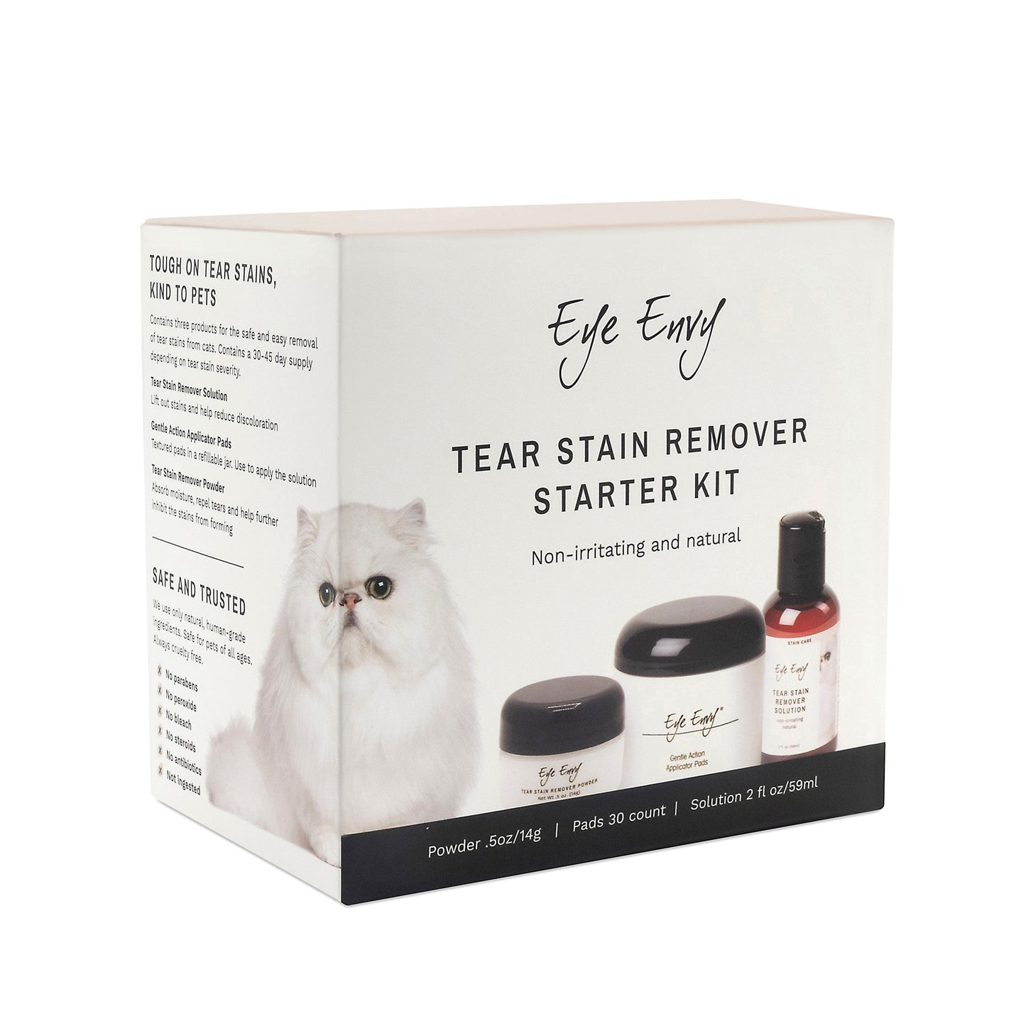Eye Envy Cat Tear Stain Remover Starter Kit