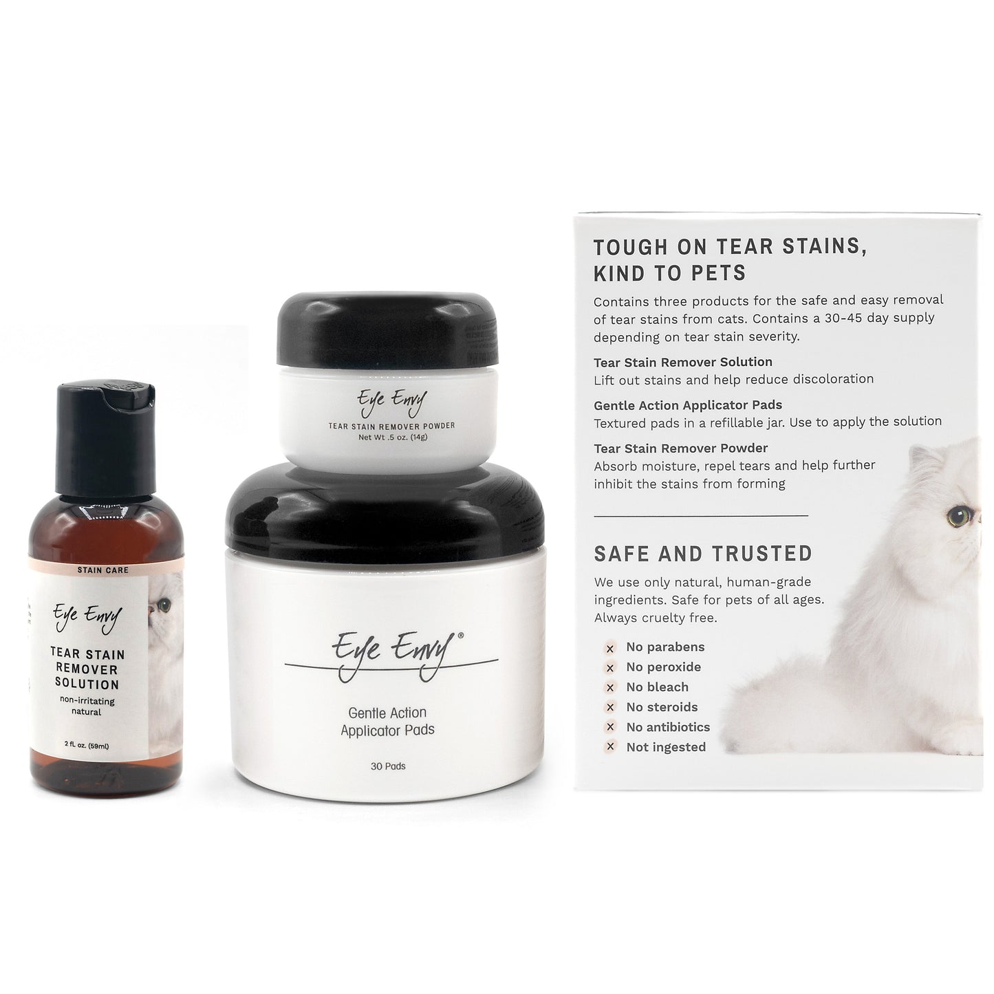 Eye Envy Cat Tear Stain Remover Starter Kit