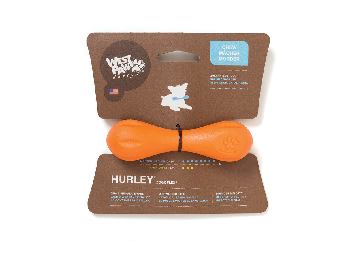 West Paw Zogoflex Hurley Durable Bone Chew Toy for Dogs
