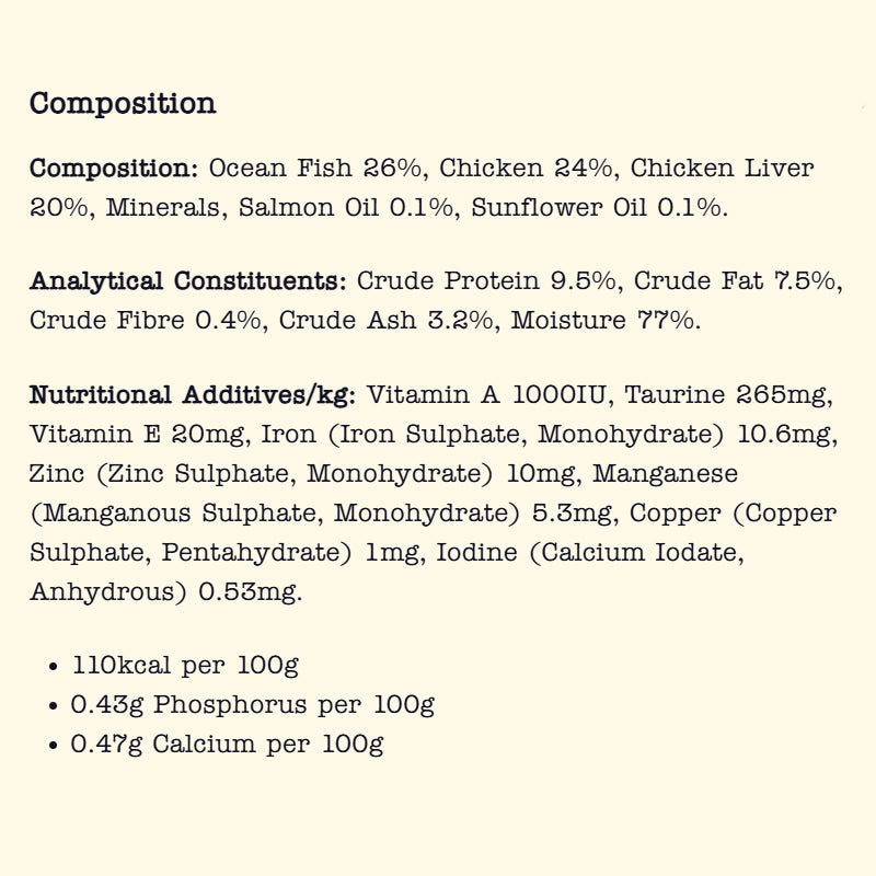Little Big Paw Gourmet Ocean Fish Mousse