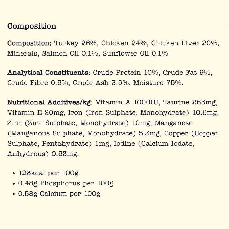 Little Big Paw Gourmet Tender Turkey Mousse