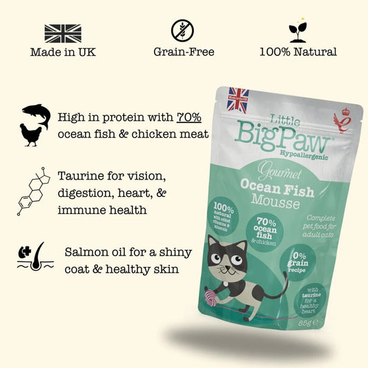 Little Big Paw Gourmet Ocean Fish Mousse