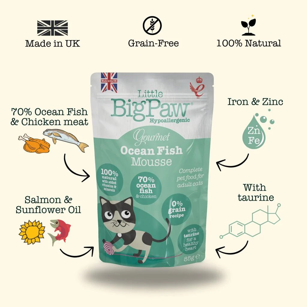 Little Big Paw Gourmet Ocean Fish Mousse