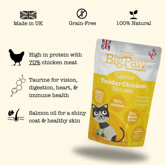 Little Big Paw Gourmet Tender Chicken Mousse