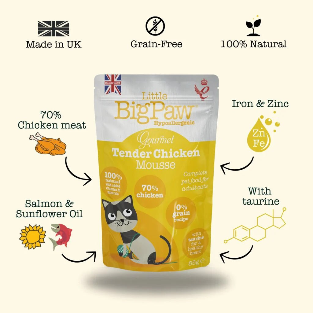 Little Big Paw Gourmet Tender Chicken Mousse