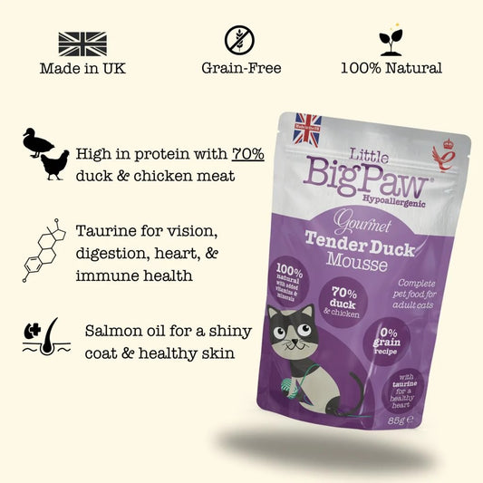 Little Big Paw Gourmet Tender Duck Mousse