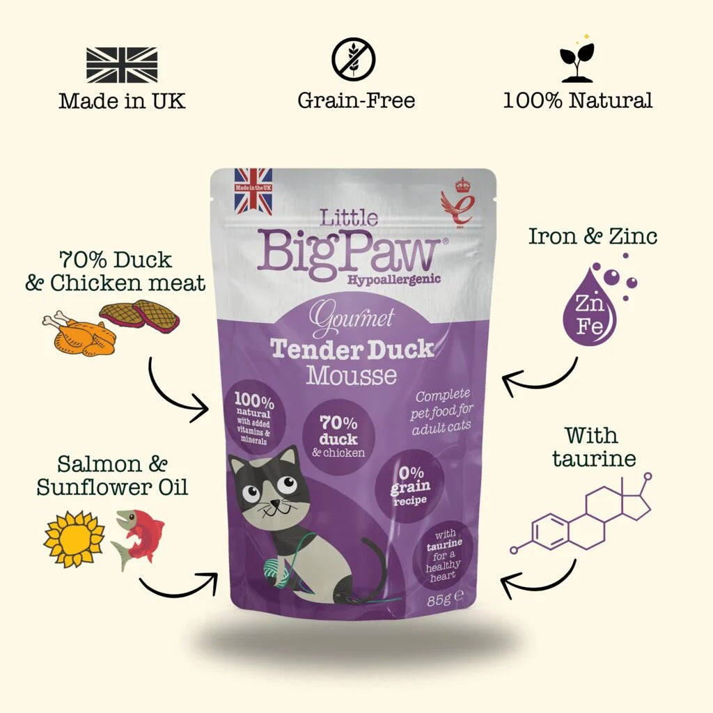 Little Big Paw Gourmet Tender Duck Mousse