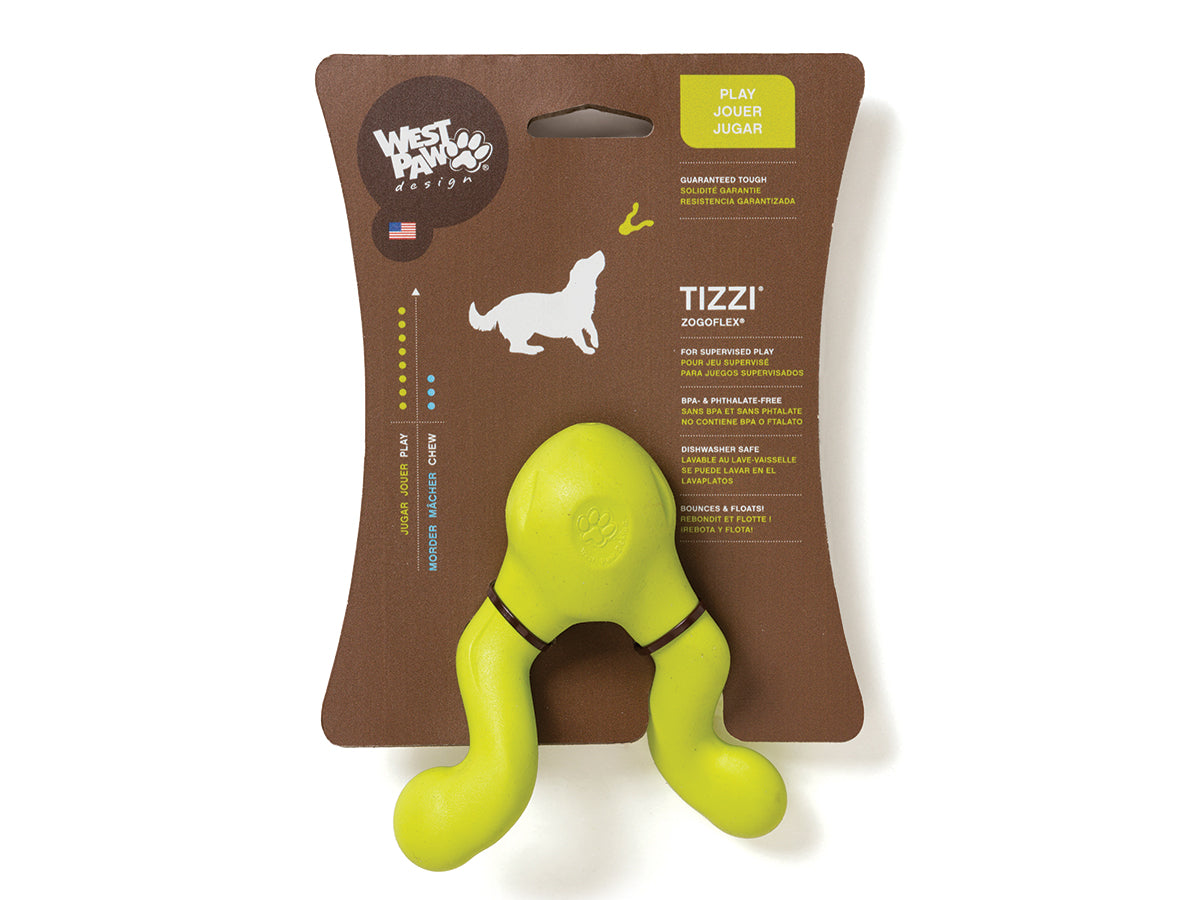 West Paw Zogoflex Tizzi Fetch Play Toy for Dogs