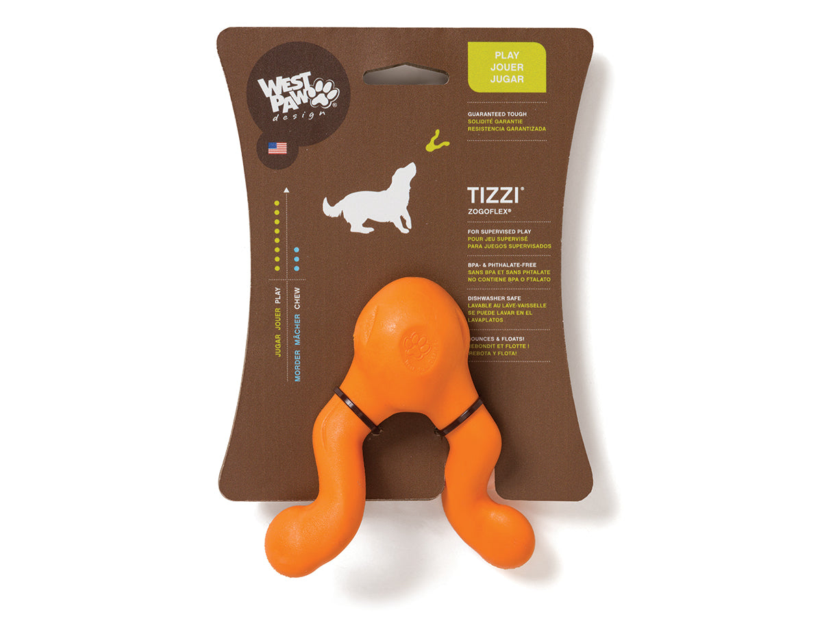 West Paw Zogoflex Tizzi Fetch Play Toy for Dogs