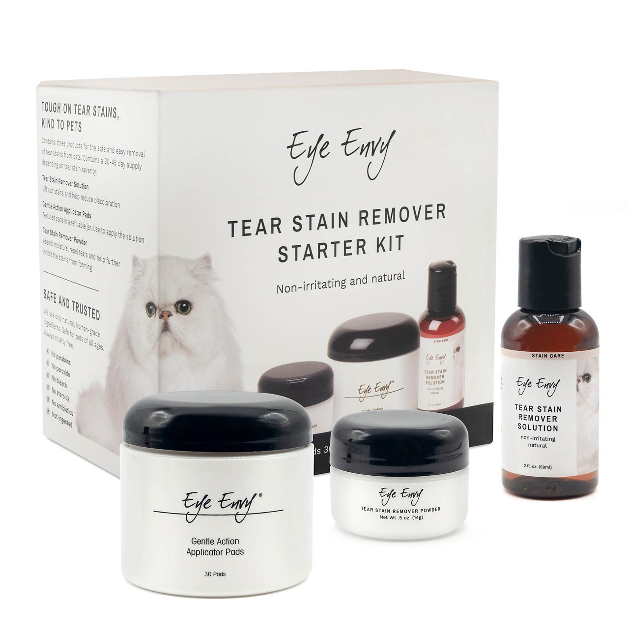 Eye Envy Tear Stain Remover Starter Kit - Cat
