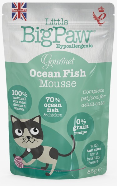 Little Big Paw - Gourmet Atlantic Ocean Fish Mousse - 85 Grams