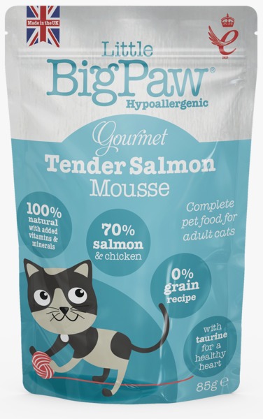 Little Big Paw - Gourmet Atlantic Salmon Mousse	- 85 Grams