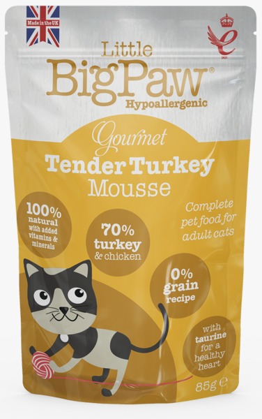 Little Big Paw - Gourmet Tender Turkey Mousse - 85 Grams