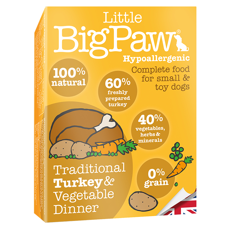 Little Big Paw - Turkey & Vegetable Dinner 150g