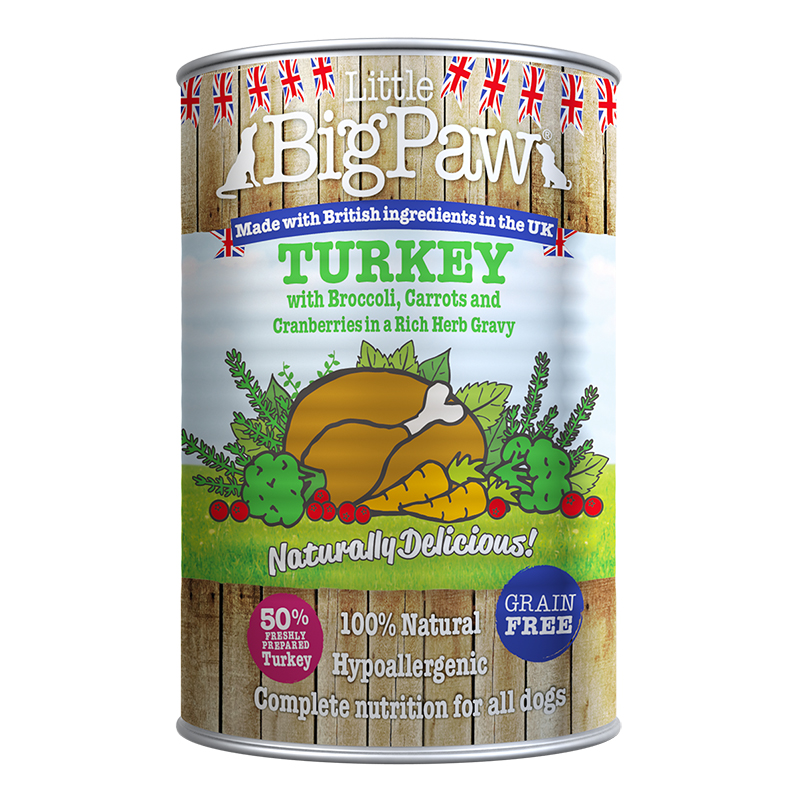 Little Big Paw - Turkey and Broccoli - 390 Grams