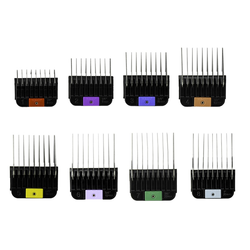 Wahl Colour Code Metal Guide Combs