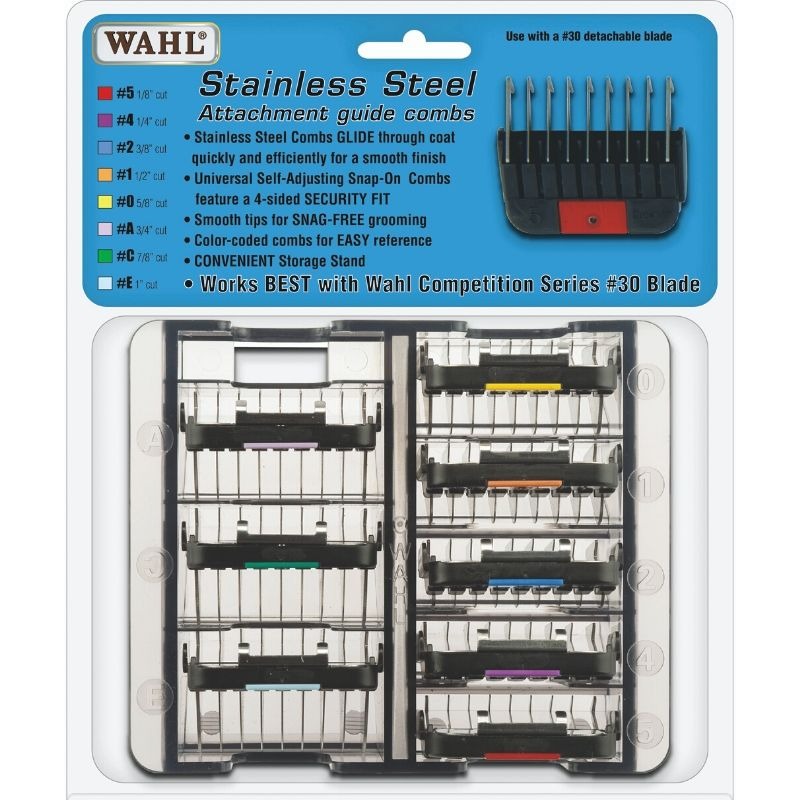 Wahl Colour Code Metal Guide Combs