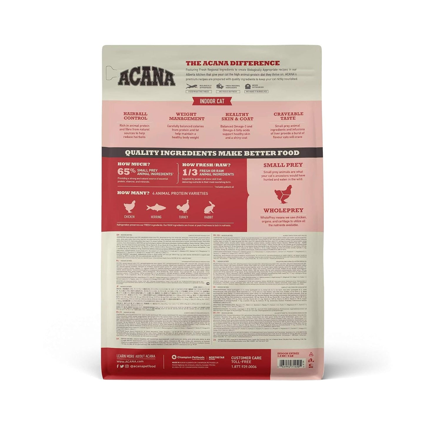 Acana Indoor Entre Dry Cat Food