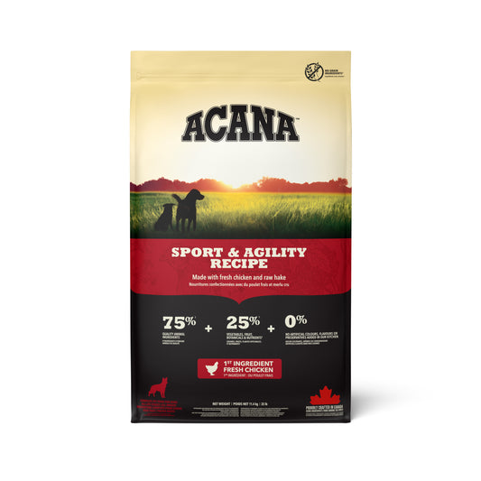 Acana Sports & Agility Dry Dog Food- 11.4 Kg