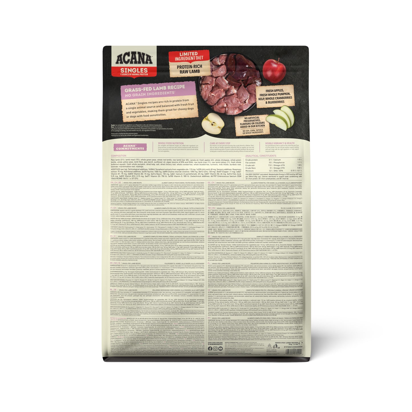 Acana Grass-Fed Lamb Dry Dog Food