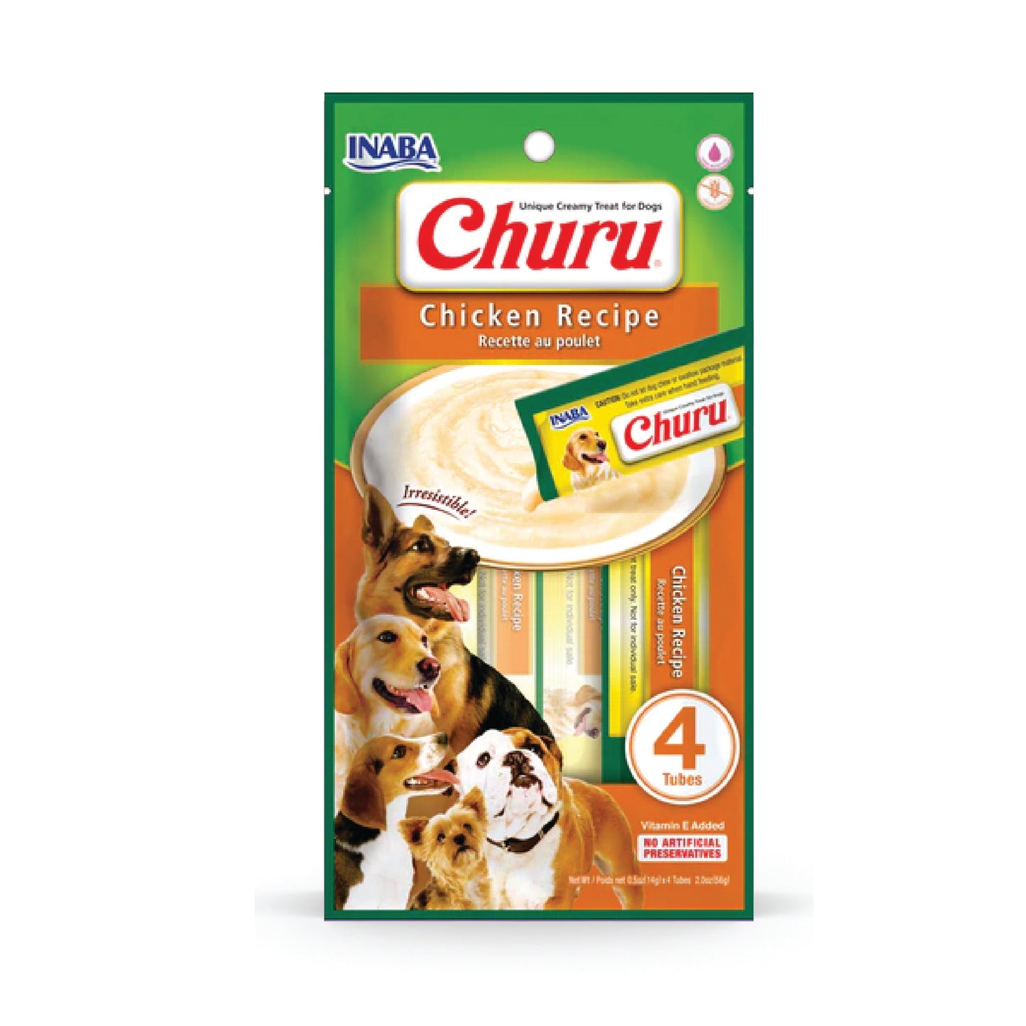 Inaba Dog Churu Chicken Recipe (Pack of 6)