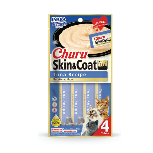 Inaba Churu Skin & Coat Tuna Recipe (Pack of 6)