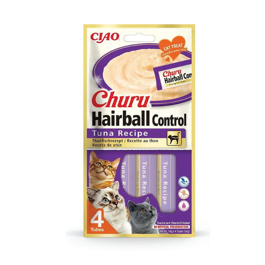 Inaba Churu For Hairball Tuna (Pack of 6)