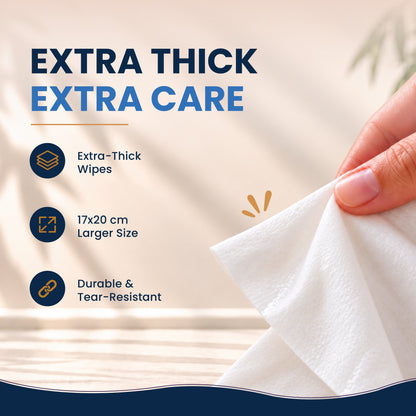 Pet Wipes with Vitamin E & Oatmeal | Unscented | 60 Pulls