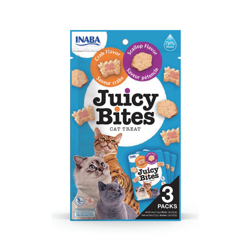 Inaba Juicy Bites Scallop & Crab Flavor (Pack of 6)