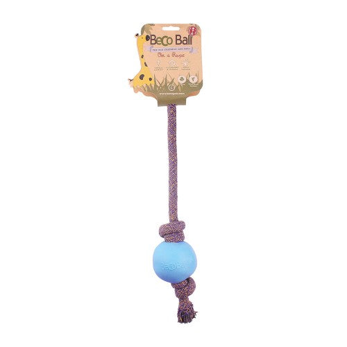 Beco Rubber Ball On Rope