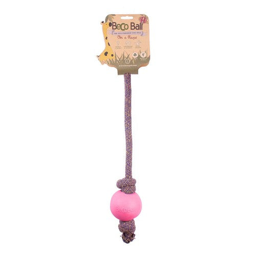 Beco Rubber Ball On Rope