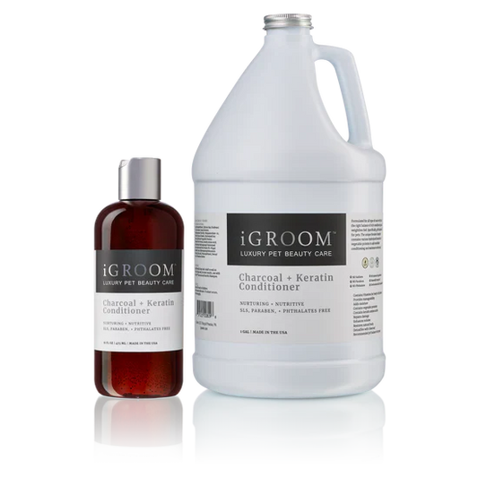 IGroom Charcoal + Keratin Pet Conditioner