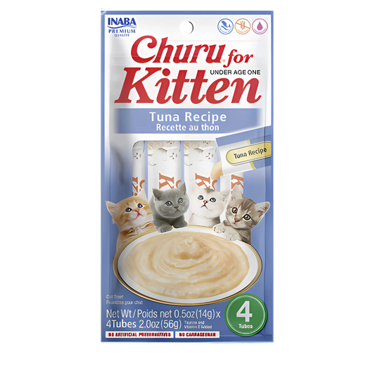 Inaba Churu For Kitten Tuna Recipe (Pack of 6)