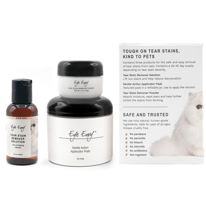 Eye Envy Cat Tear Stain Remover Starter Kit