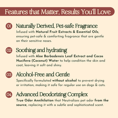Vanilla Bloom Pet Cologne For Dogs & Cats | 200ml