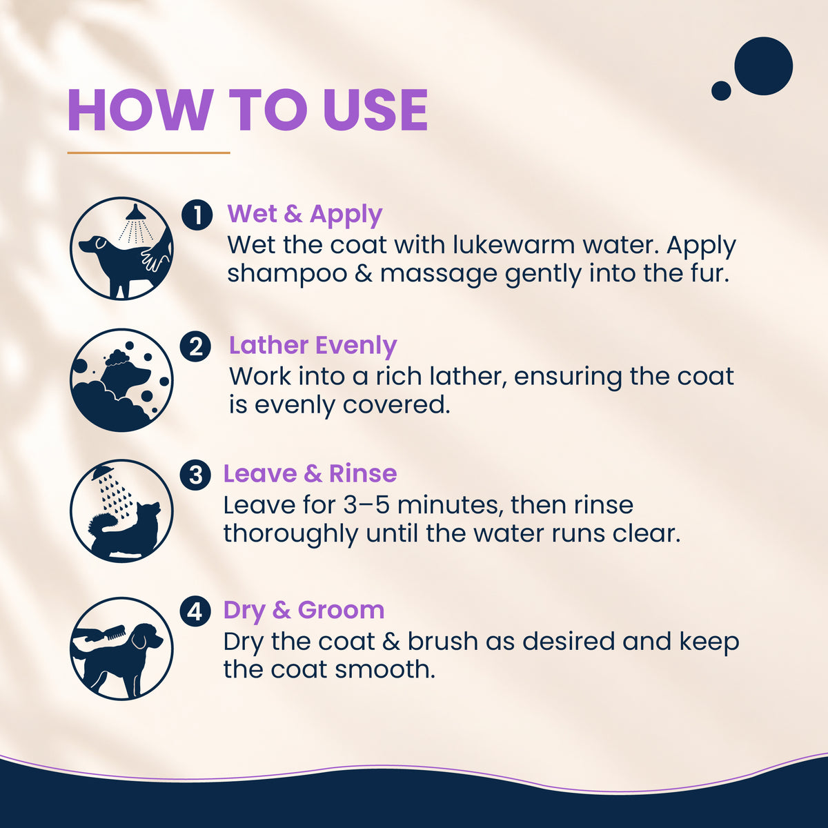 Prebiotic Dog Shampoo with Inulin & Essential Oils | Gentle Pet Shampoo for Dogs | 300 ml