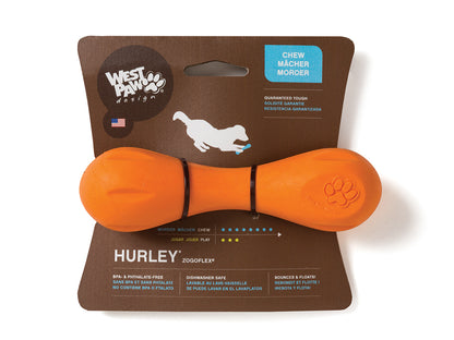 West Paw Zogoflex Hurley Durable Bone Chew Toy for Dogs