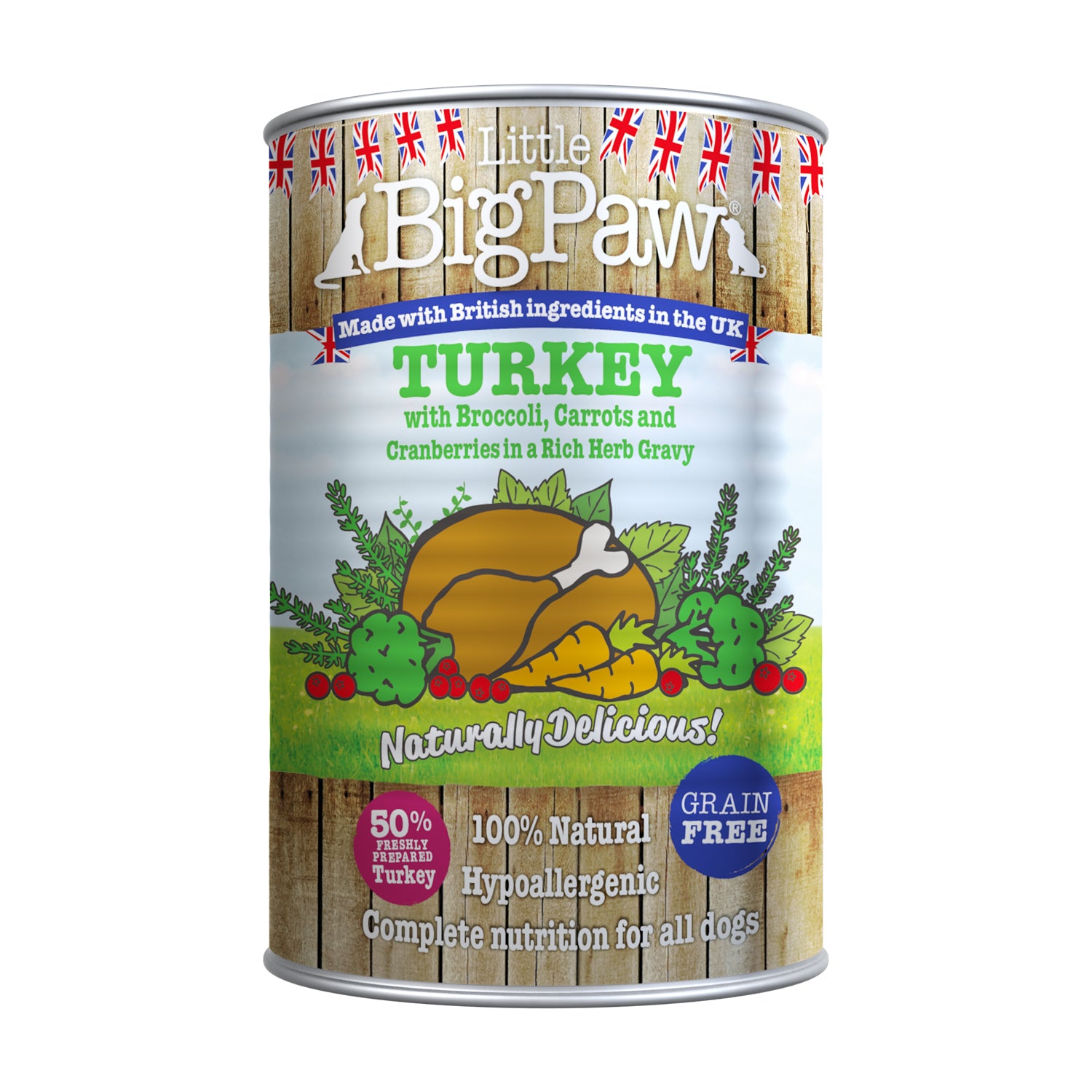 Little Big Paw Turkey,Cranberries,Brocolli,Carrot & Herbs