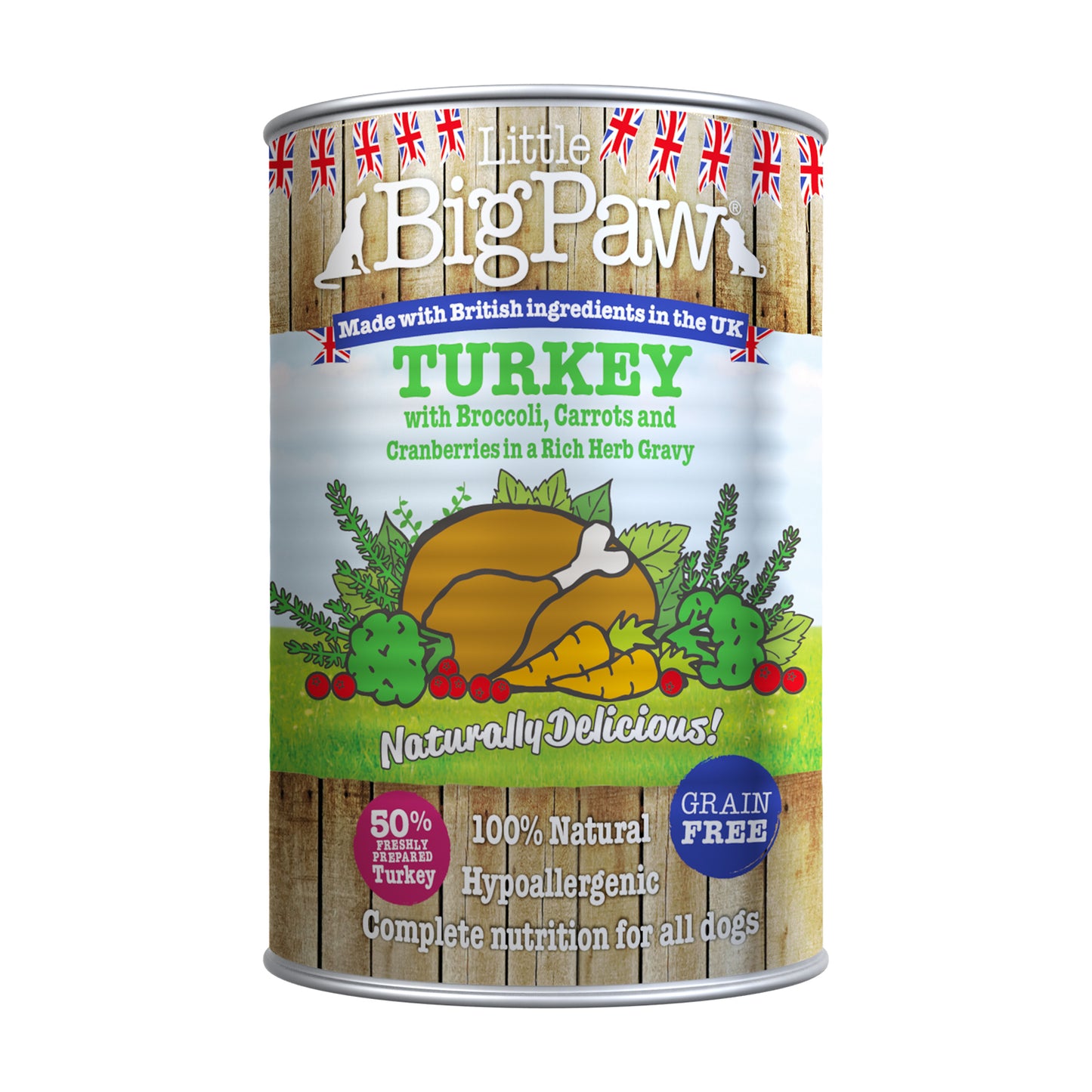 Little Big Paw Turkey,Cranberries,Brocolli,Carrot & Herbs