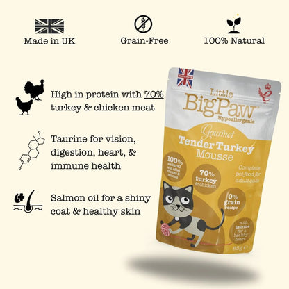 Little Big Paw Gourmet Tender Turkey Mousse